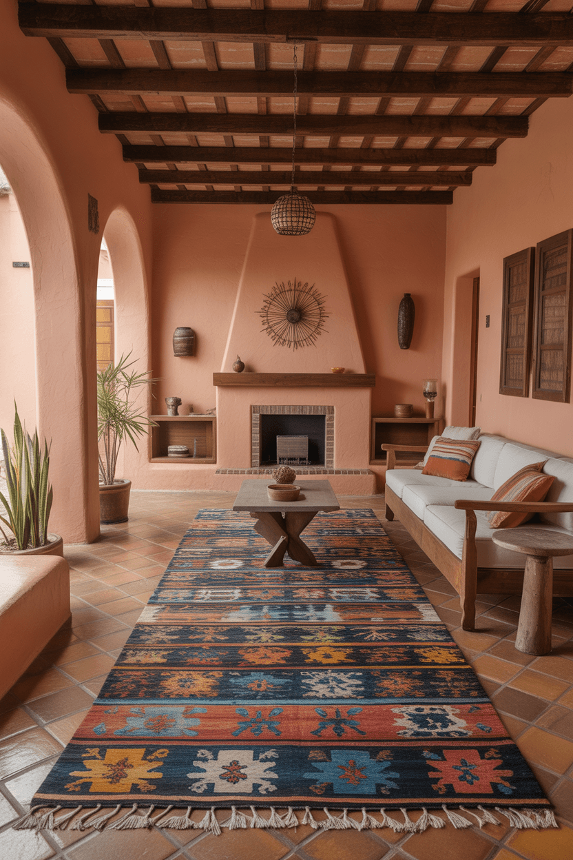 24 Warm Hacienda Style Living Room Ideas for Cozy and Timeless Décor