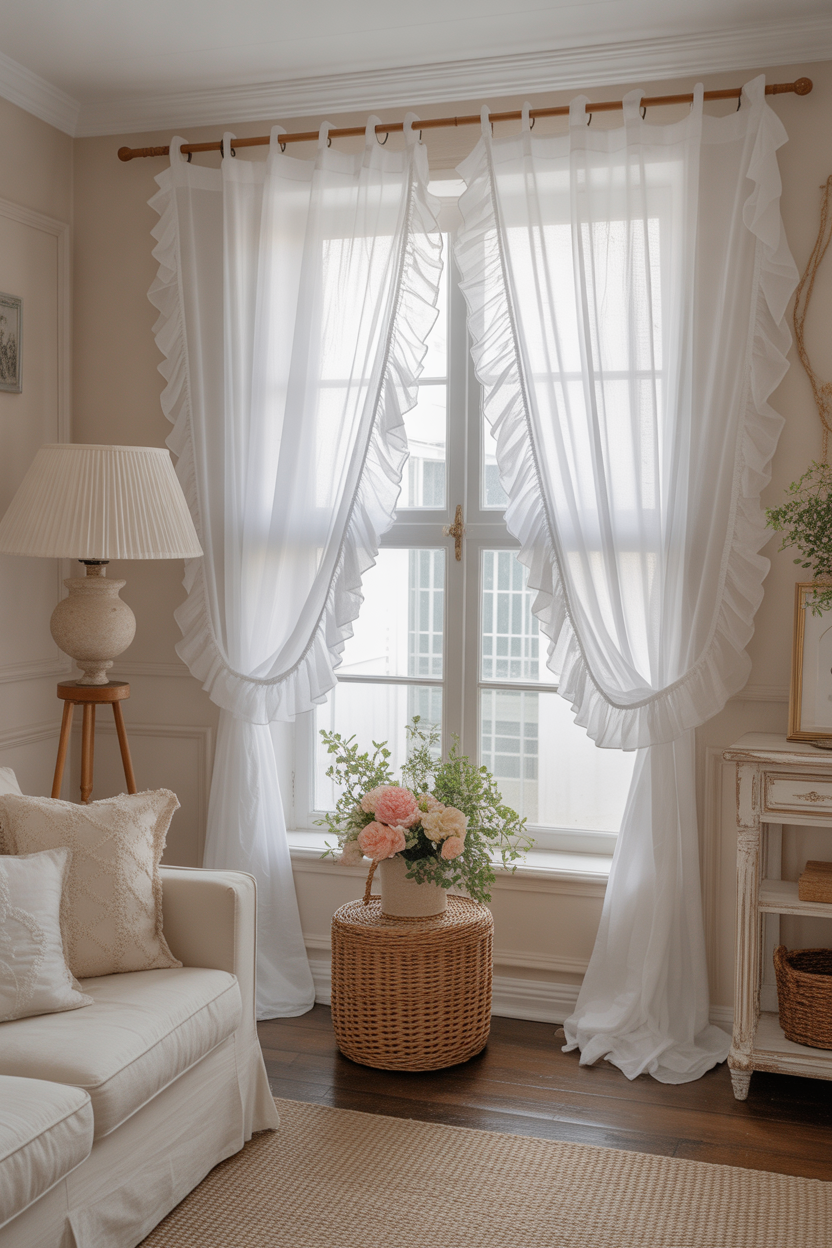18 Soft Living Room Curtains Ideas That Bring Soft Luxury & Romance to Your Living Room