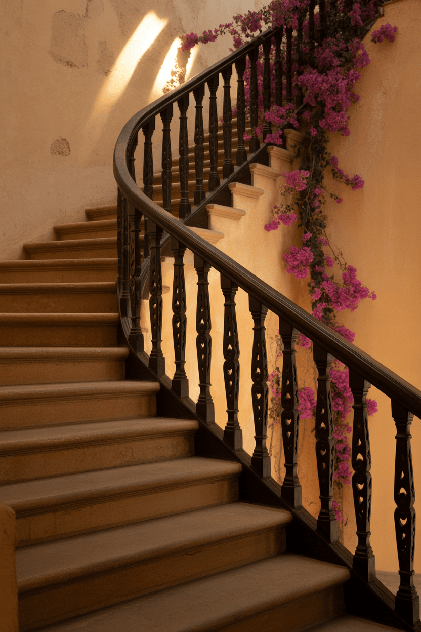 24 Hacienda Style Staircase Designs to Transform Your Home with Spanish Elegance