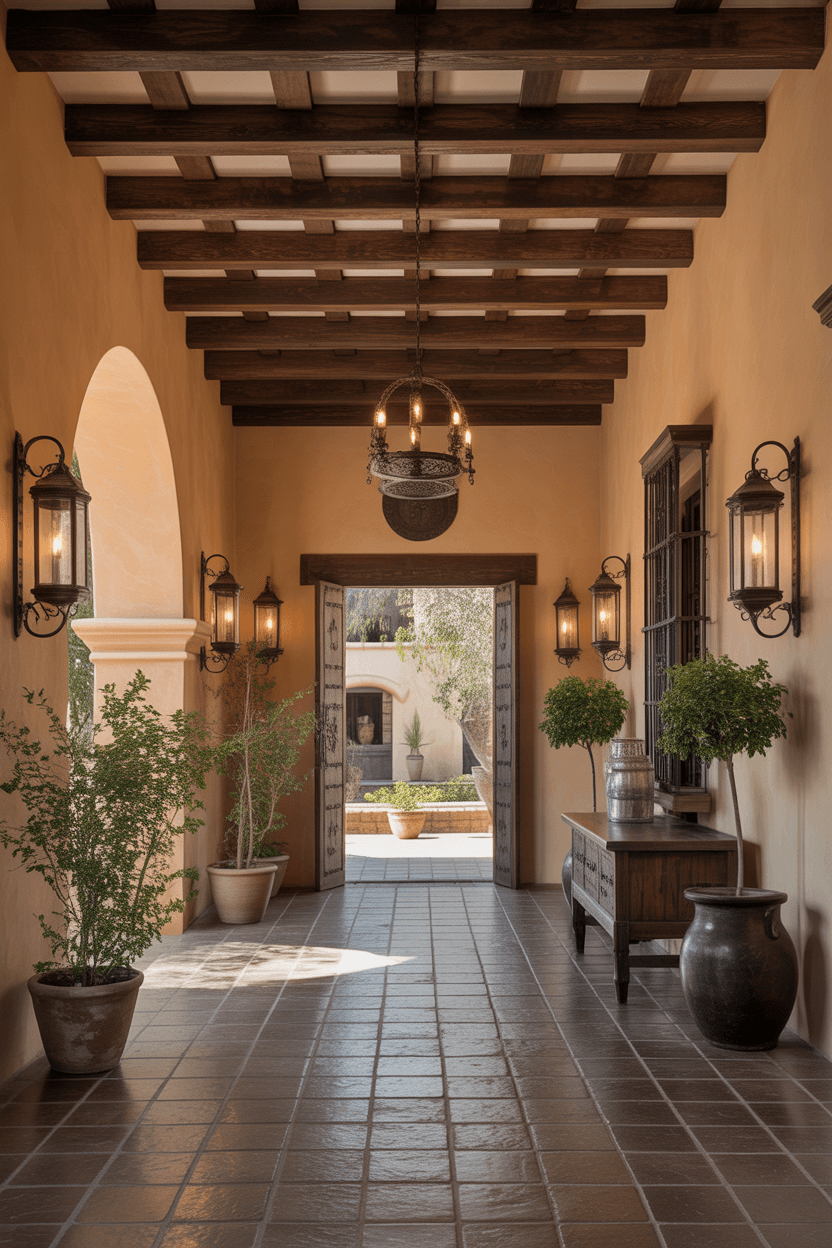 24 Gorgeous Hacienda Style Entryways You’ll Want to Copy