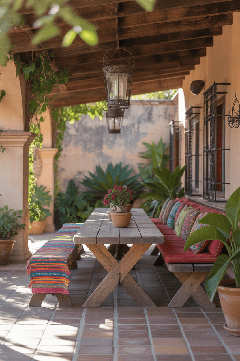 24 Dreamy Patio Ideas to Create a Hacienda Style Outdoor Escape