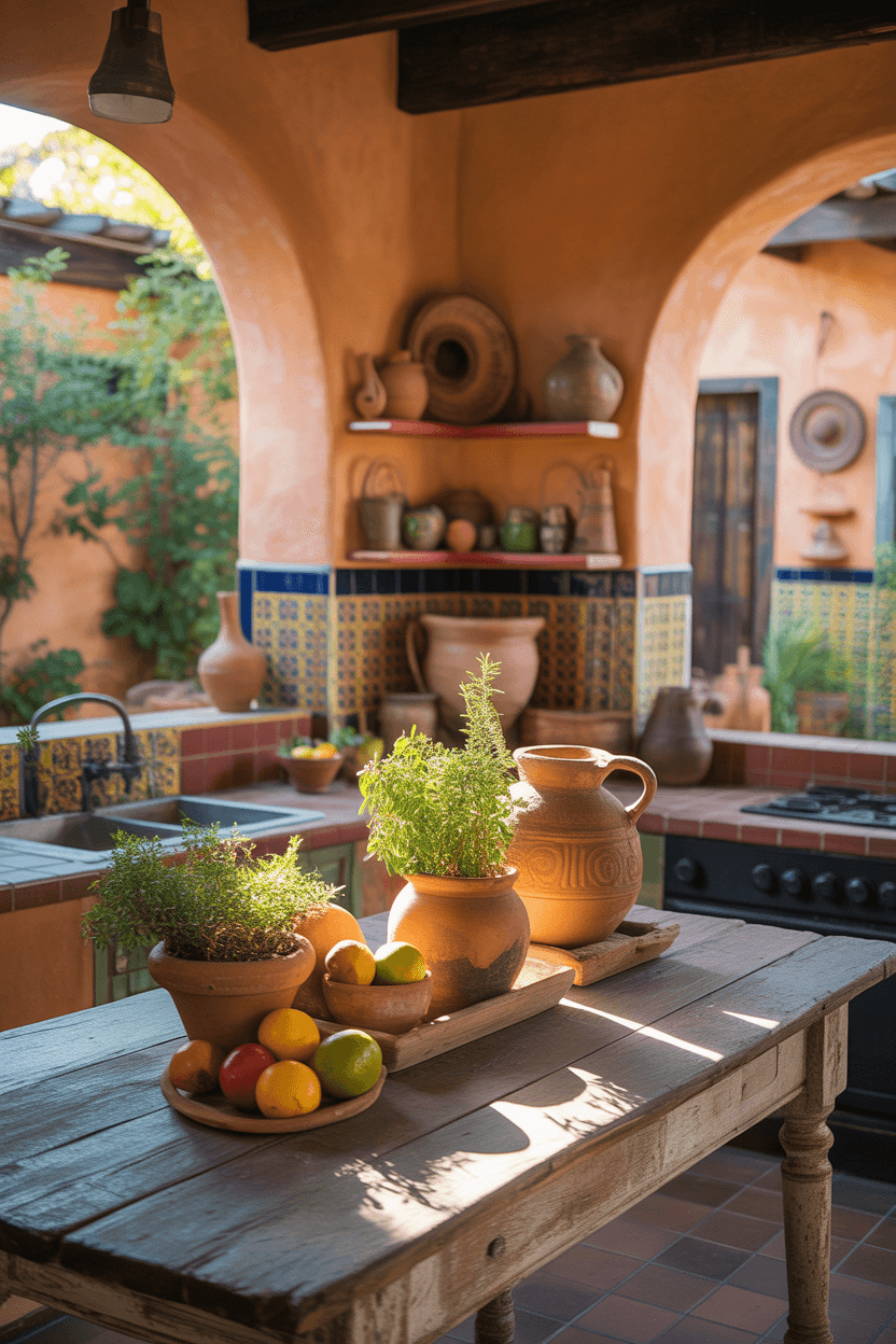24 Rustic Kitchen Ideas with a Hacienda Style Home Twist