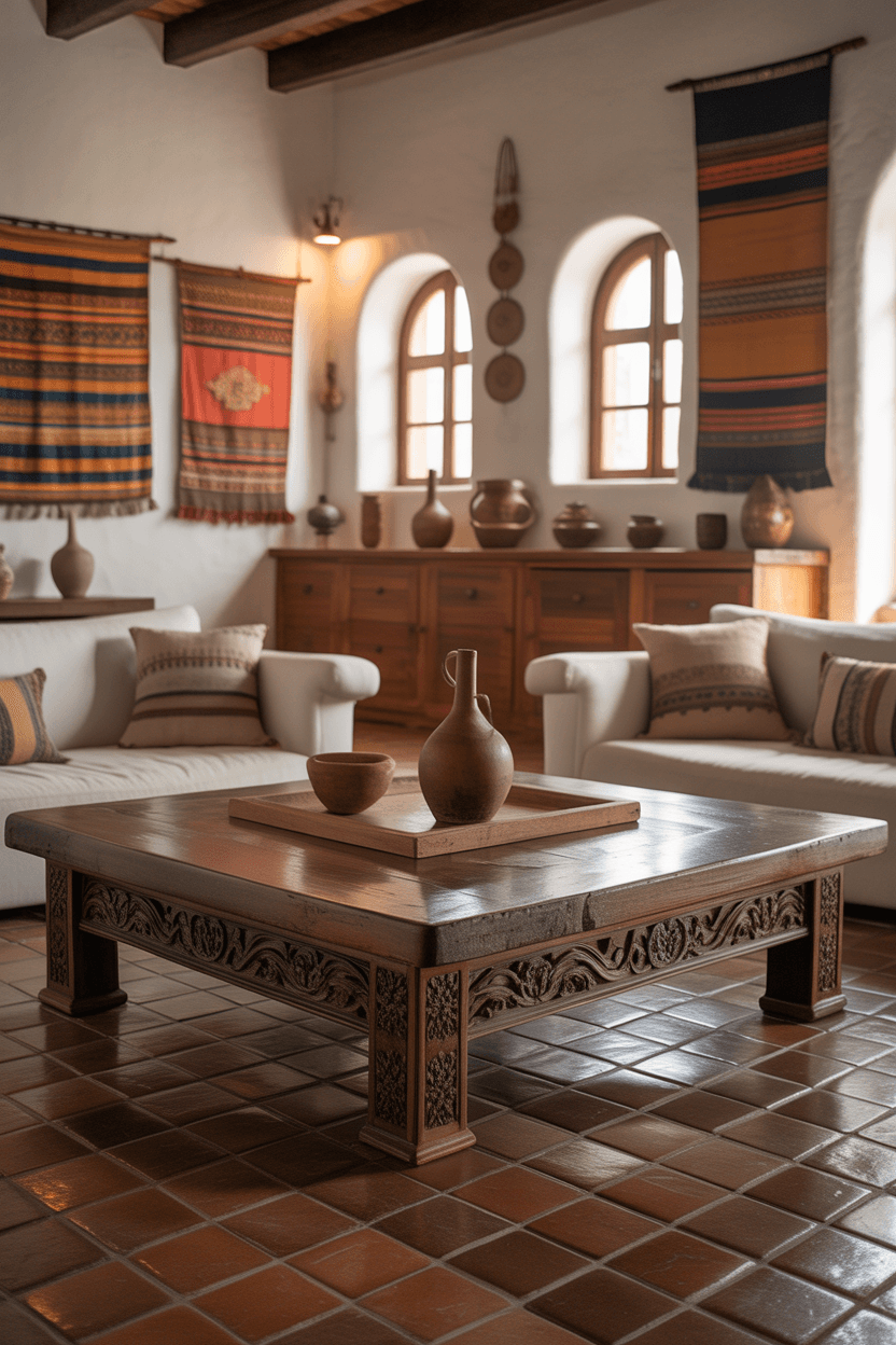 24 Warm Hacienda Style Living Room Ideas for Cozy and Timeless Décor
