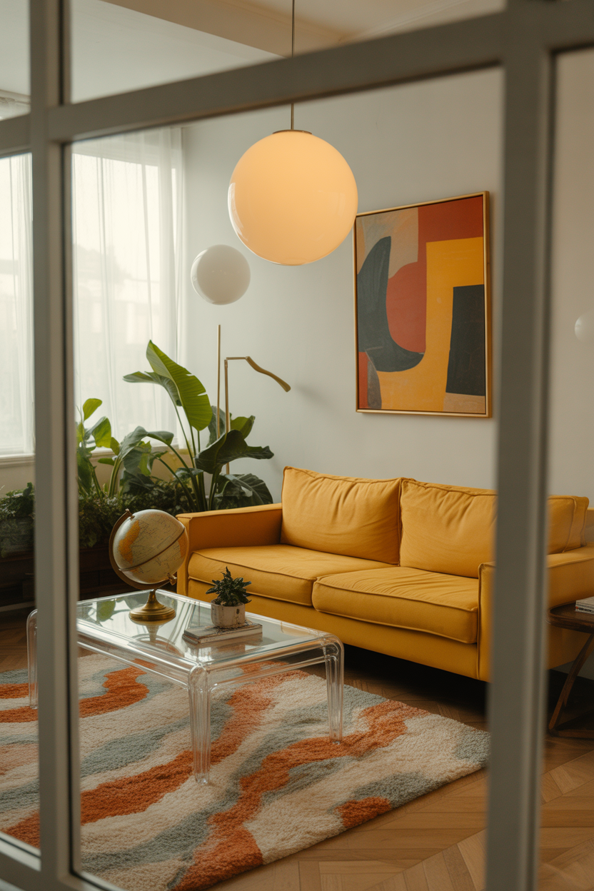 17 Retro Small Space Living Room Ideas That Feel Like Groovy Fun