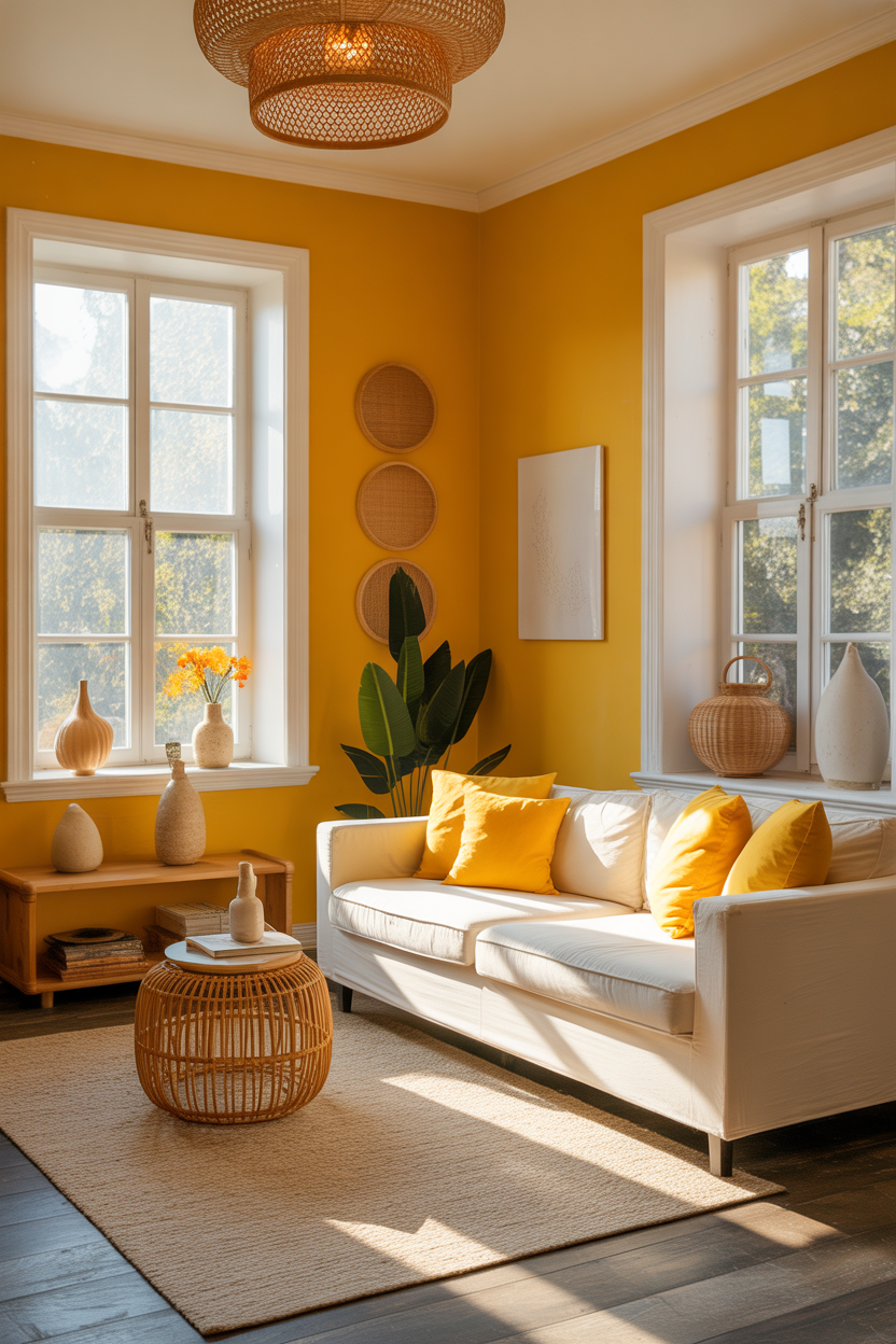 20 Bright Living Room Color Ideas That Make You Feel Happy