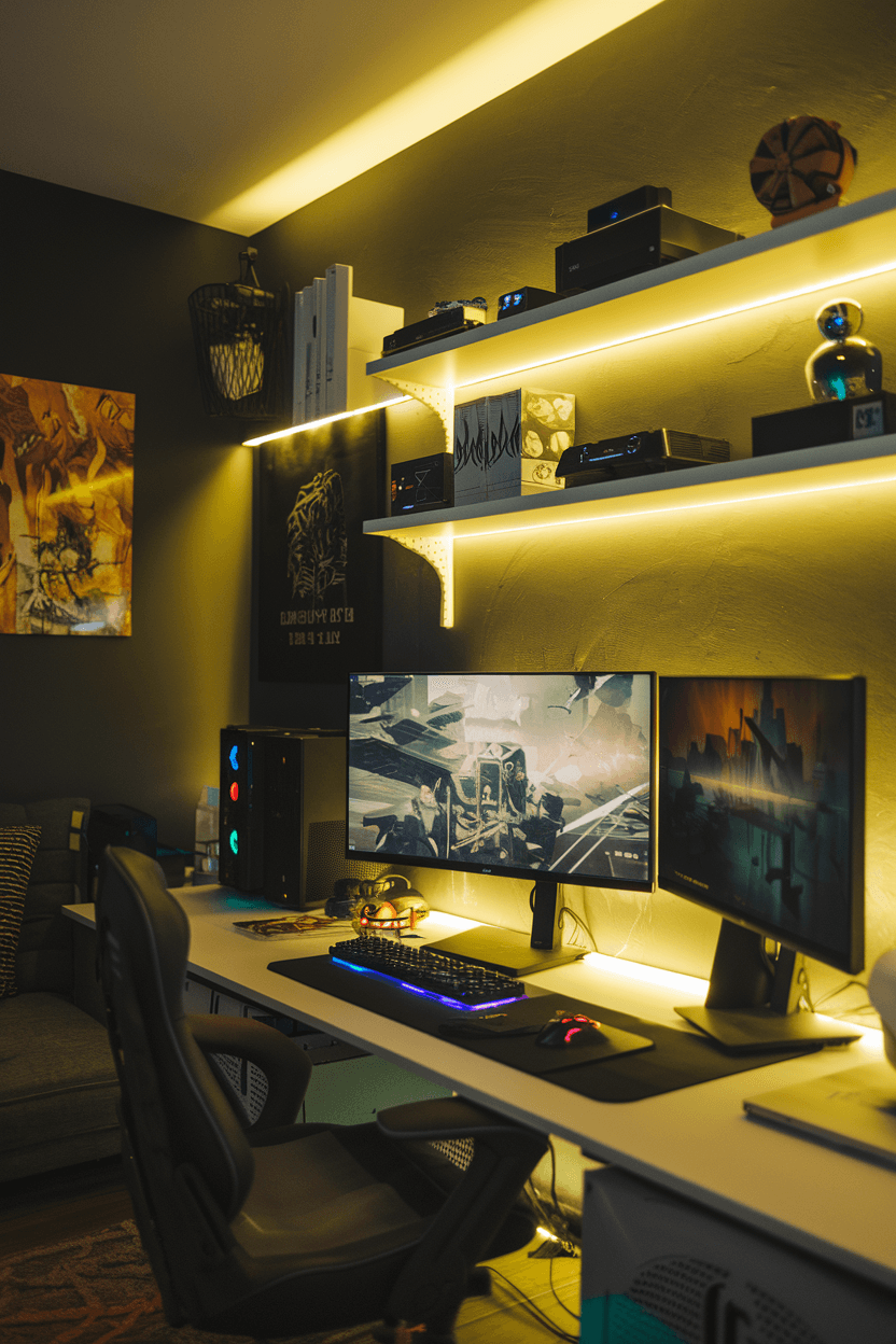 25 Cozy Gaming Room Inspiration Ideas to Elevate Your Play Space