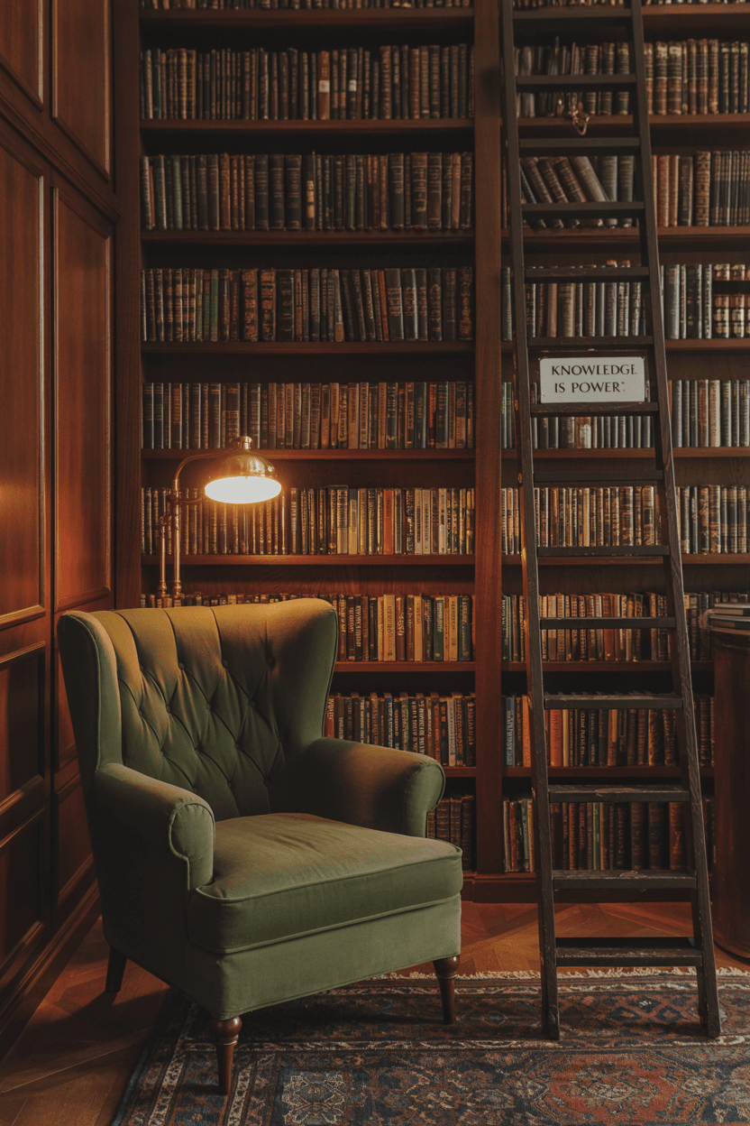 25 Home Library Ideas for a Cozy and Inspiring Reading Space