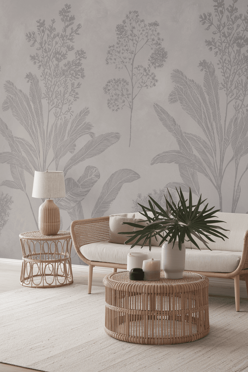 25 Minimalist Living Room Wallpaper Ideas for a Modern Refresh