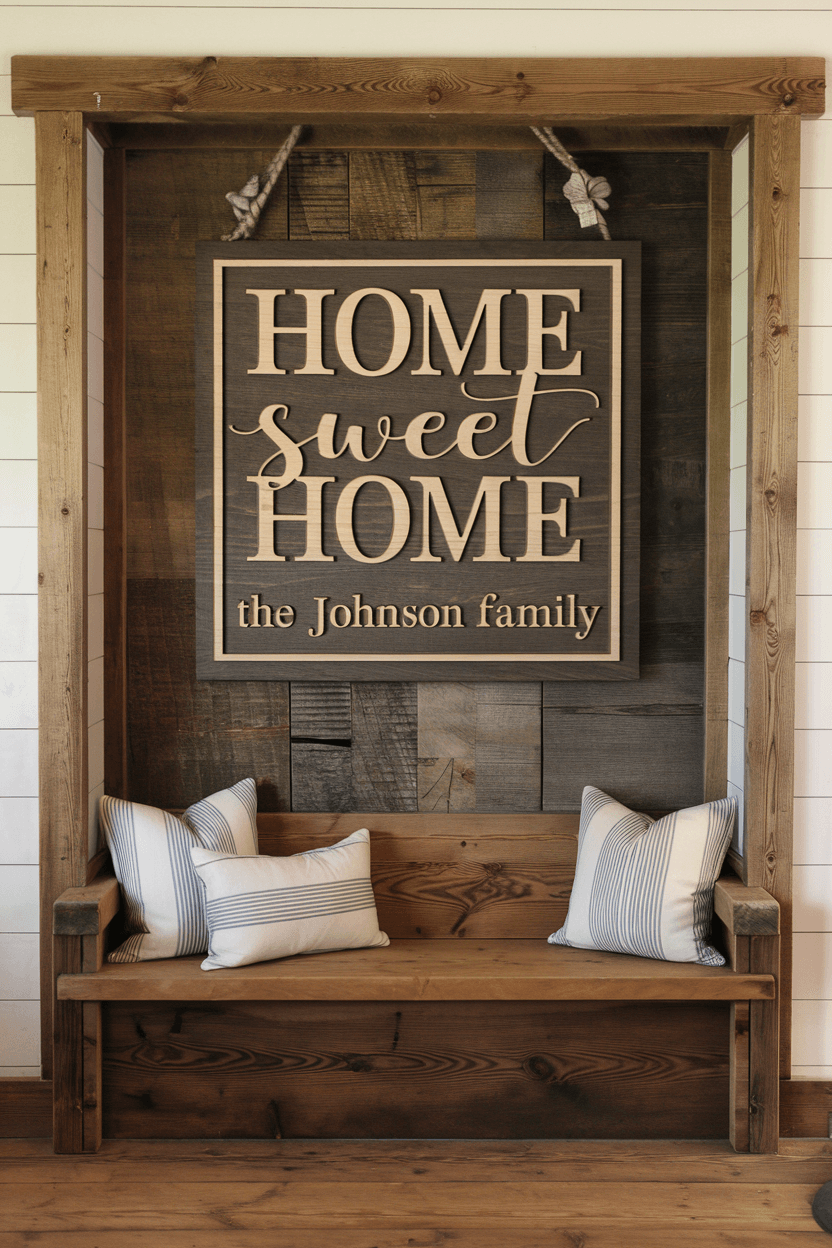 25 Home Sweet Home Sign Ideas to Elevate Your Cozy Spaces