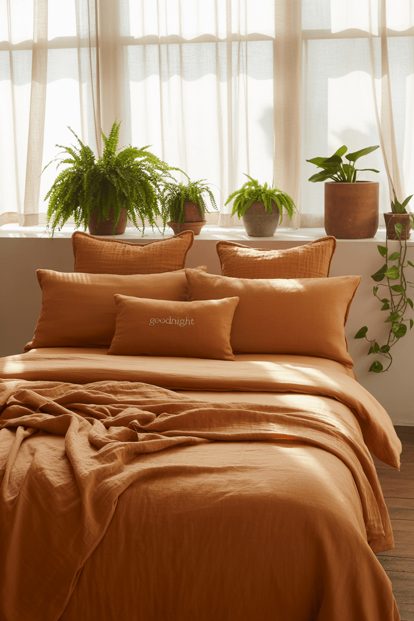 25 Burnt Orange Bedroom Ideas for a Warm & Stylish Retreat