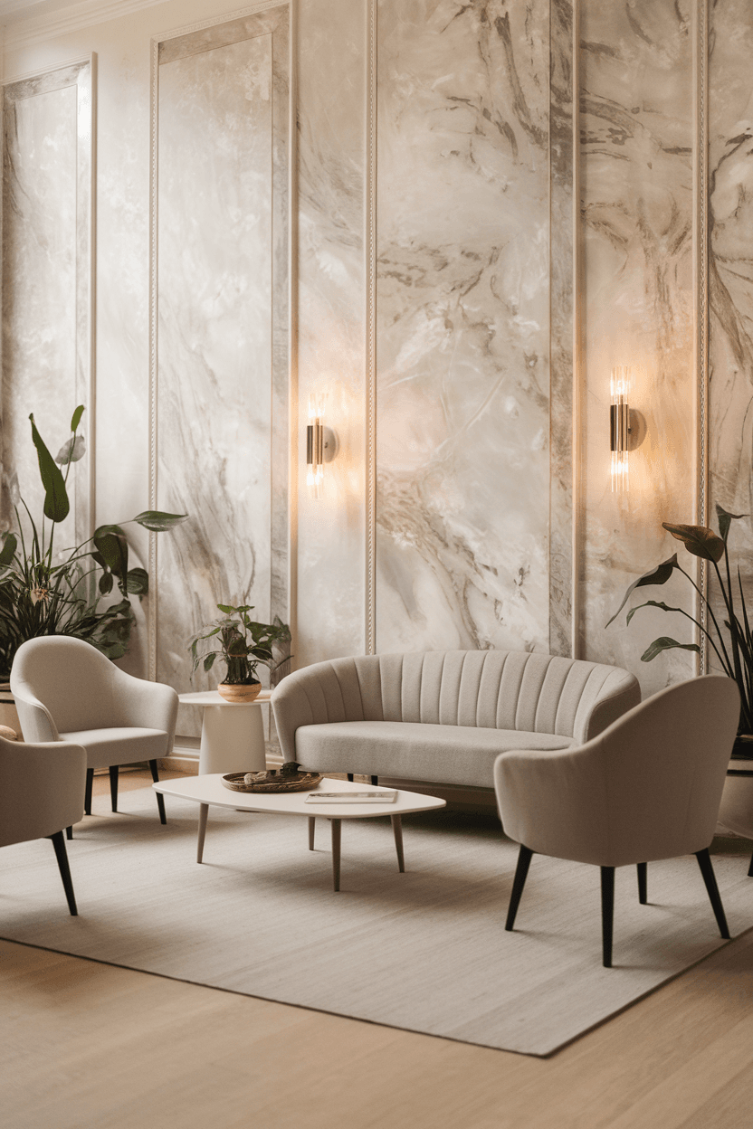 25 Minimalist Living Room Wallpaper Ideas for a Modern Refresh