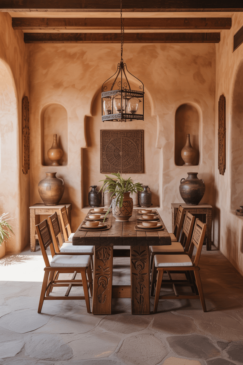22 Rustic Mexican Dining Room Ideas to Add Warmth and Charm