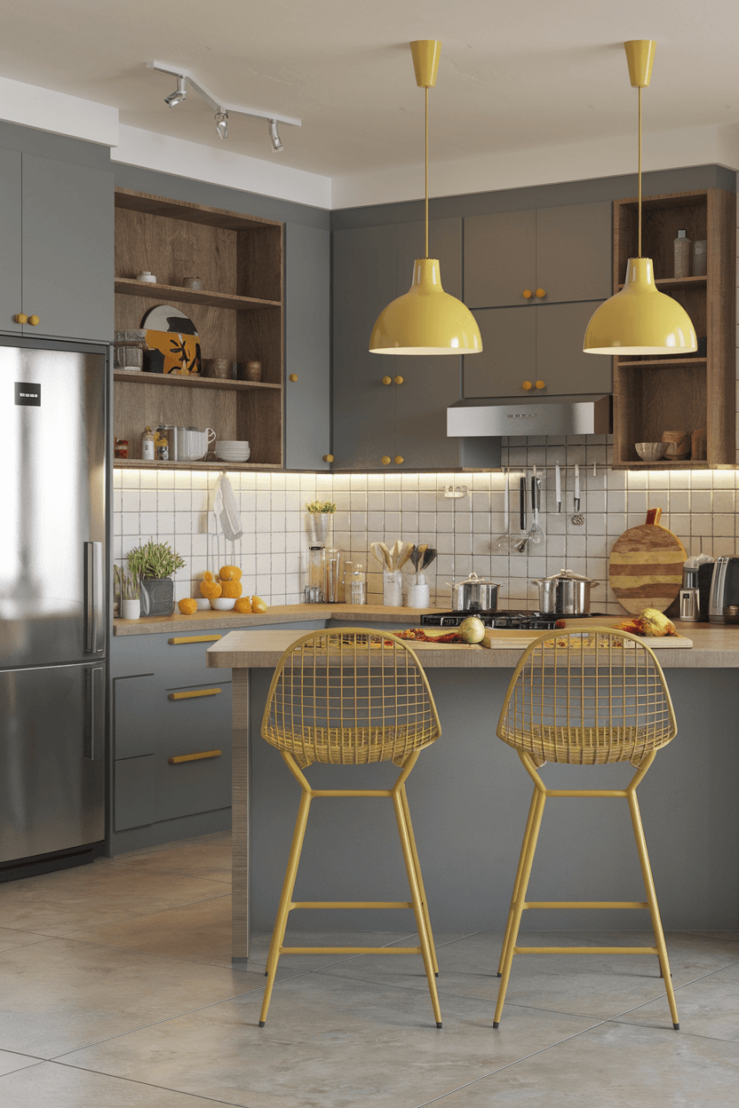 23 Gorgeous Kitchen Colour Combination Ideas That Warm Your Heart