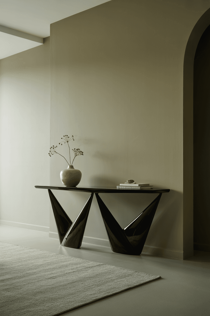 20 Black Console Table Ideas for Modern & Stylish Homes