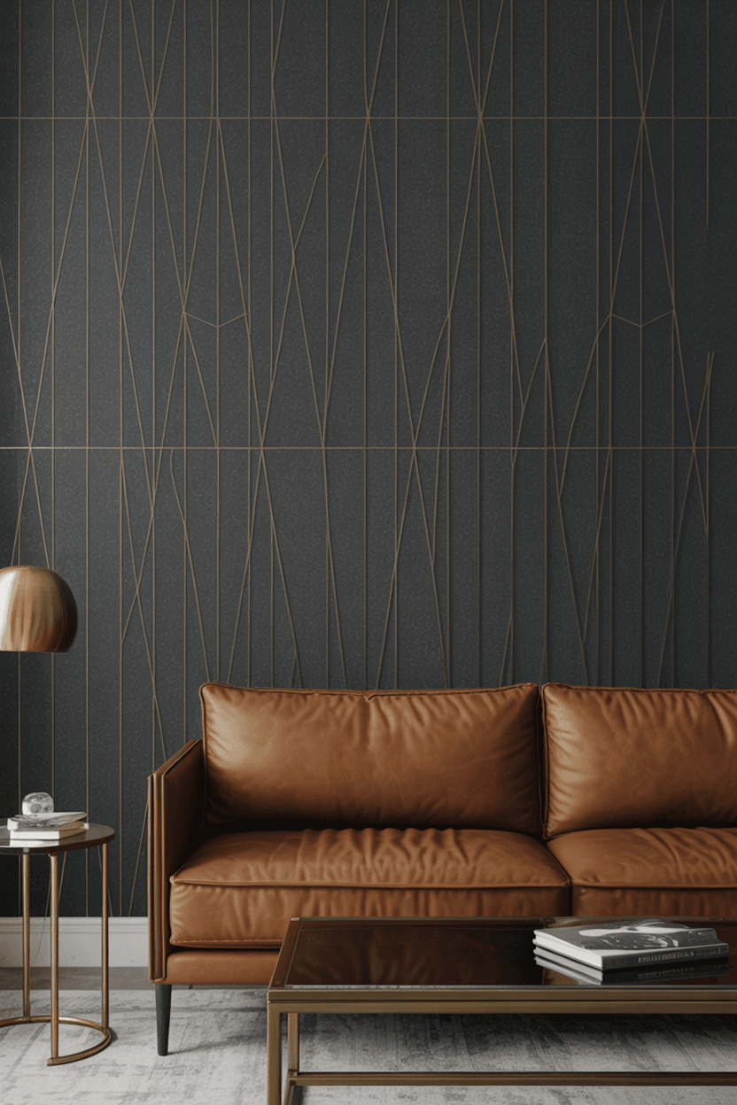 25 Stunning Modern Living Room Wallpaper Ideas to Inspire Joy and Elegance