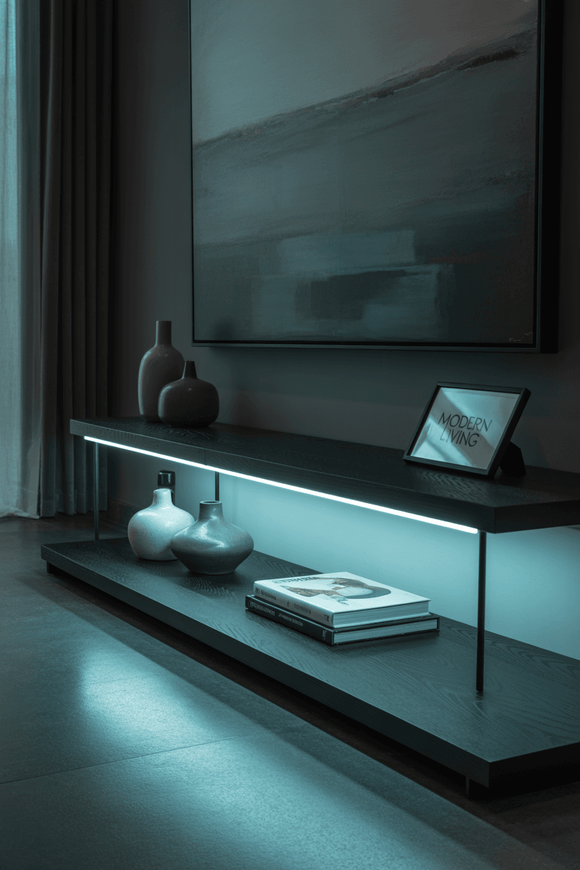 20 Black Console Table Ideas for Modern & Stylish Homes