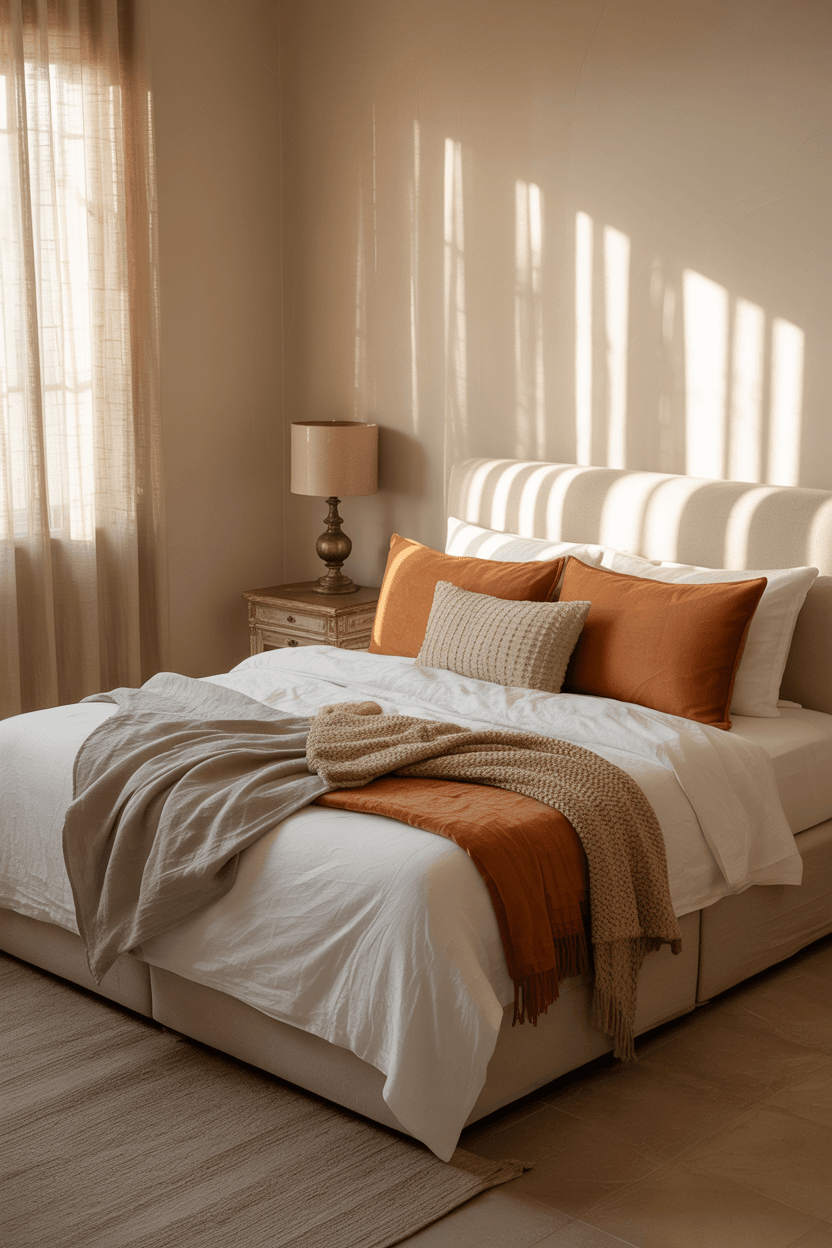 25 Burnt Orange Bedroom Ideas for a Warm & Stylish Retreat