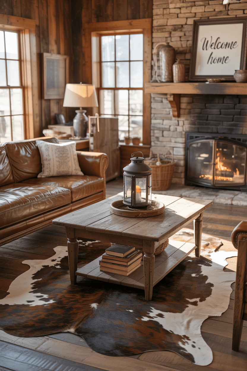 27 Western Farmhouse Living Room Ideas for Cozy Rustic Charm