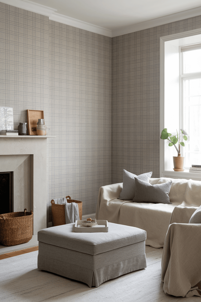 25 Minimalist Living Room Wallpaper Ideas for a Modern Refresh