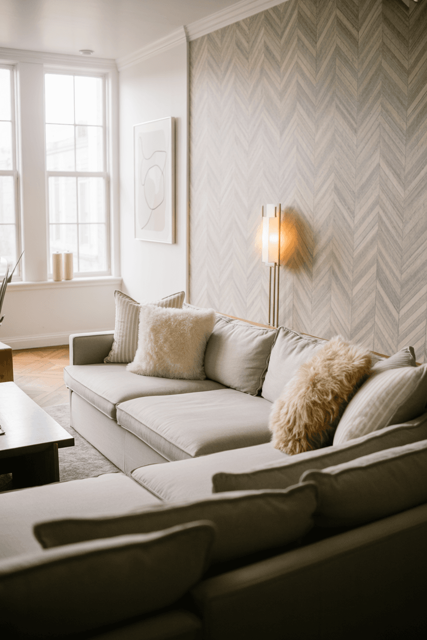 25 Stunning Modern Living Room Wallpaper Ideas to Inspire Joy and Elegance