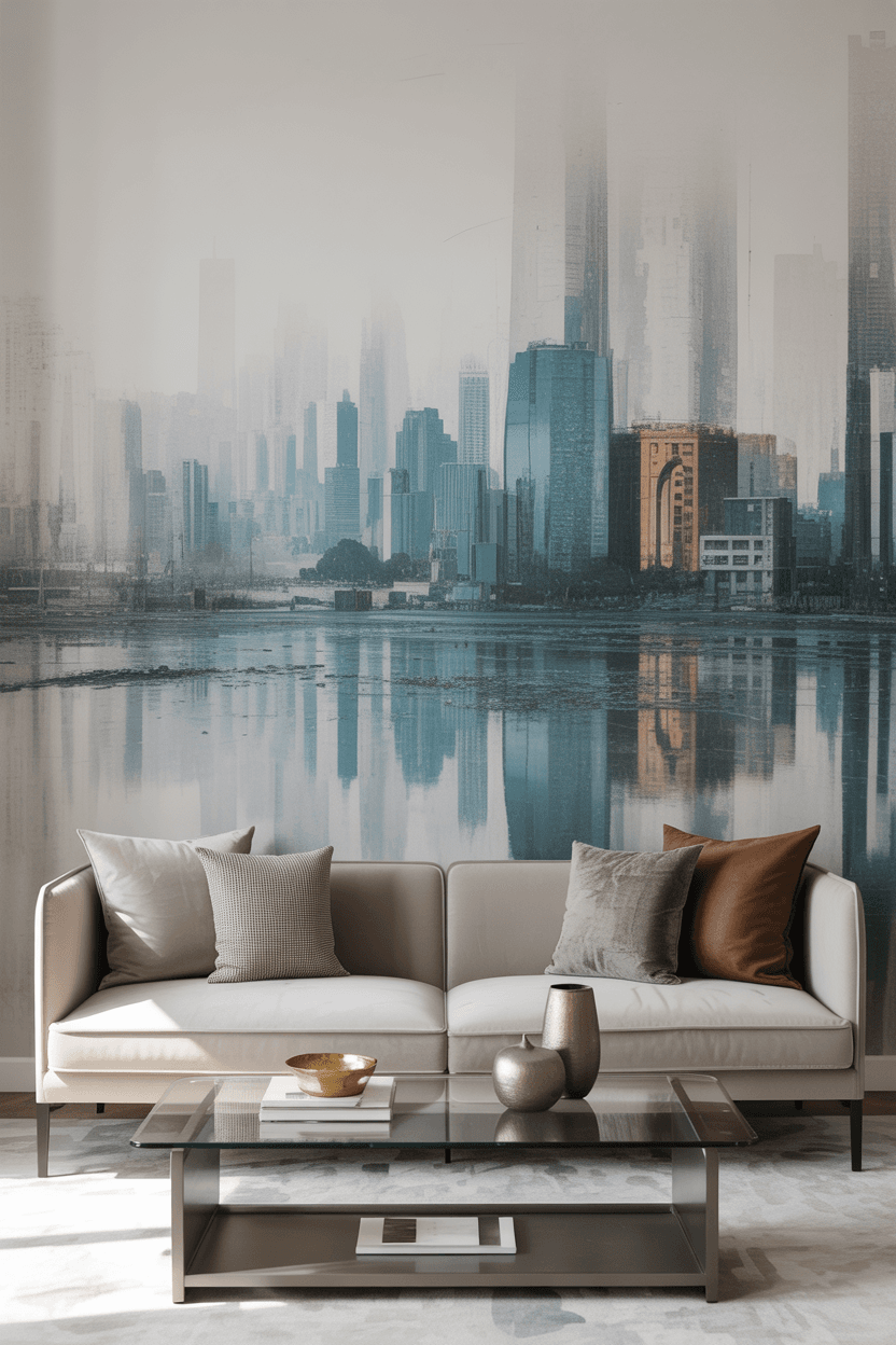 25 Stunning Modern Living Room Wallpaper Ideas to Inspire Joy and Elegance