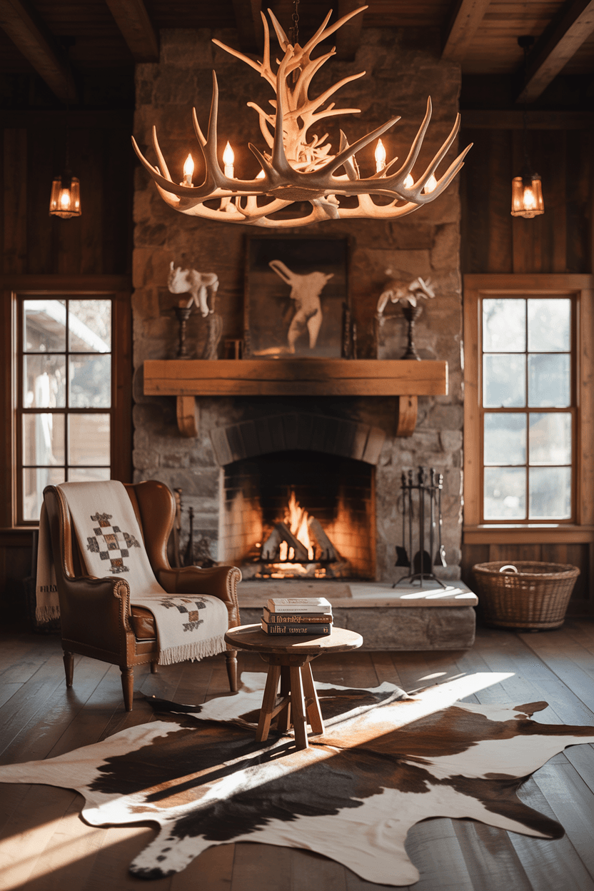 27 Western Farmhouse Living Room Ideas for Cozy Rustic Charm