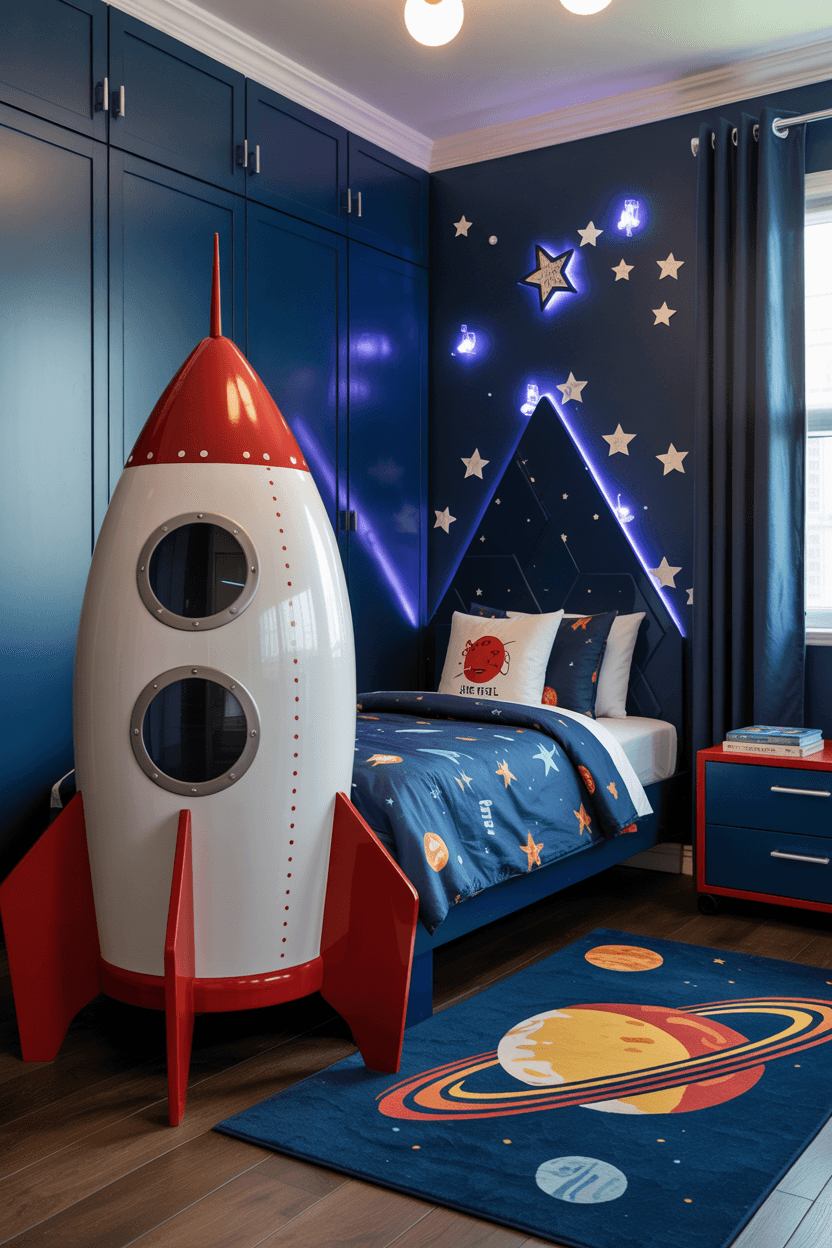 25 Space-Themed Boys Bedroom Ideas That Are Out of This World