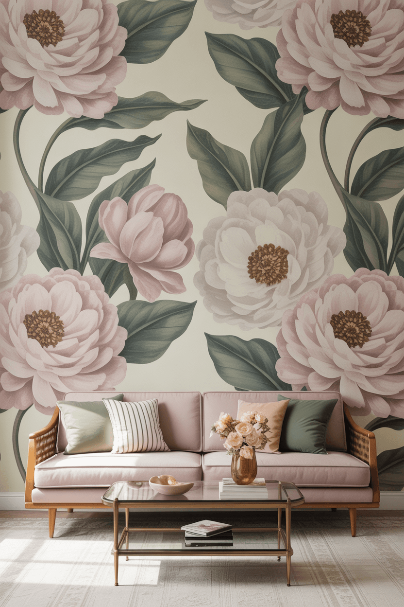 25 Stunning Modern Living Room Wallpaper Ideas to Inspire Joy and Elegance