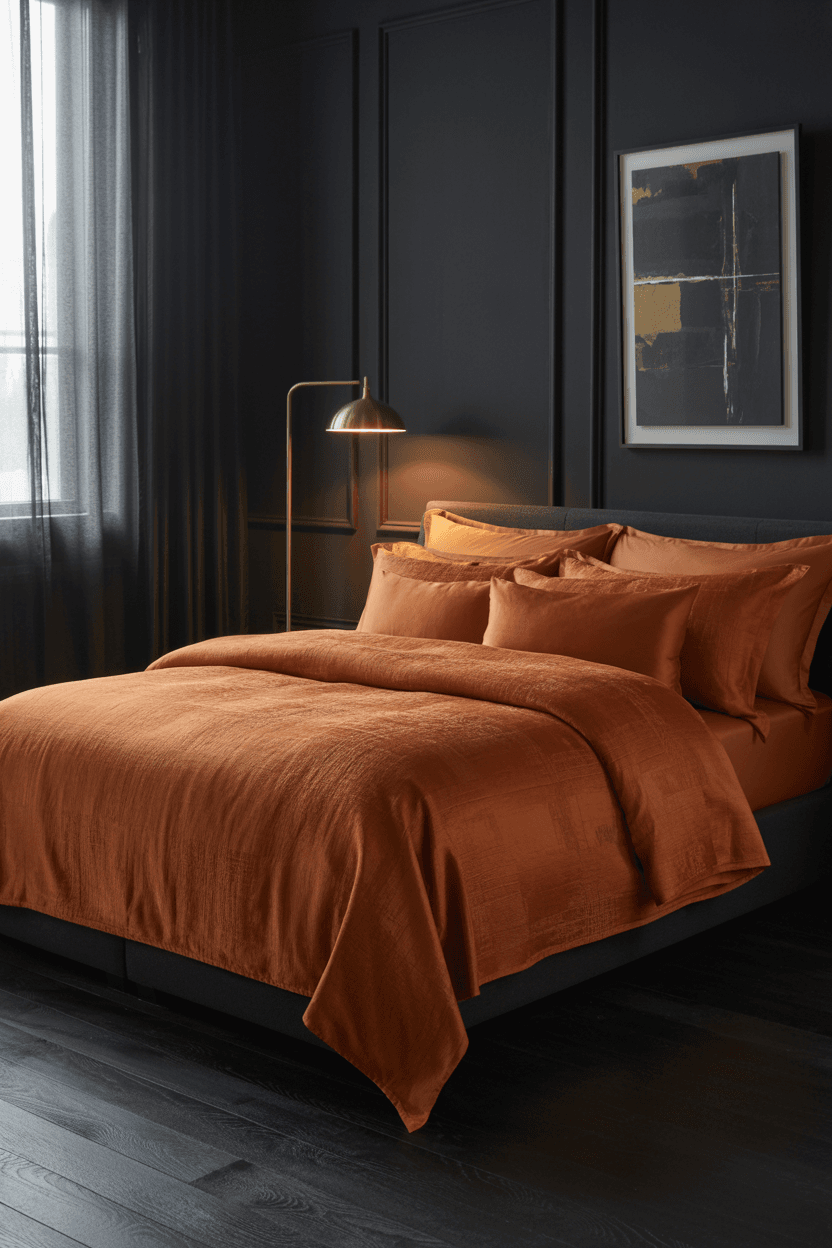 25 Burnt Orange Bedroom Ideas for a Warm & Stylish Retreat