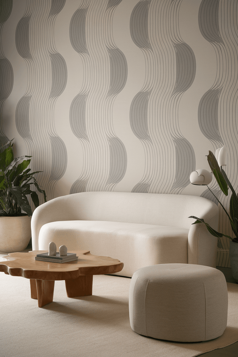 25 Minimalist Living Room Wallpaper Ideas for a Modern Refresh