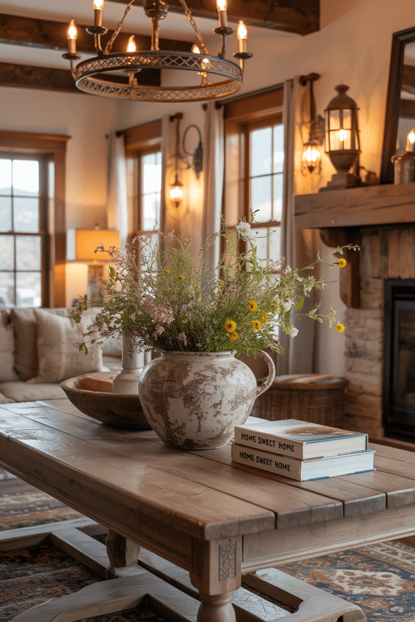 27 Western Farmhouse Living Room Ideas for Cozy Rustic Charm