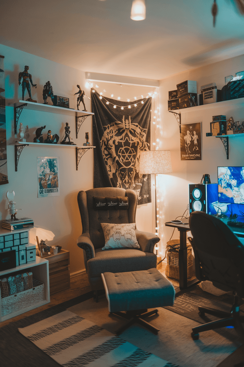 25 Cozy Gaming Room Inspiration Ideas to Elevate Your Play Space