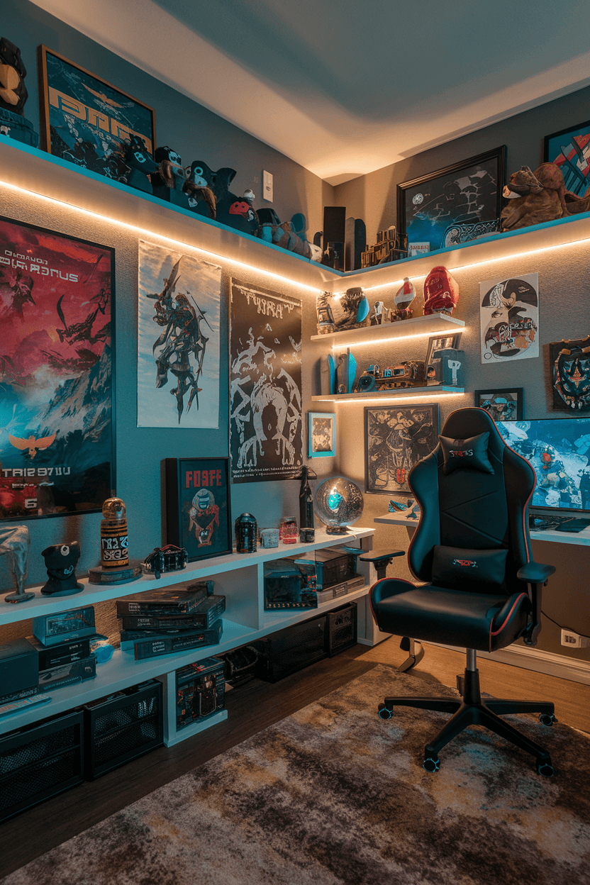 25 Cozy Gaming Room Inspiration Ideas to Elevate Your Play Space