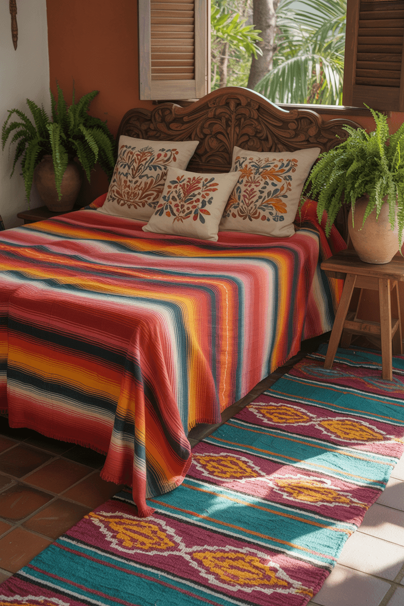 24 Rustic Mexican Bedroom Ideas for a Warm and Authentic Retreat