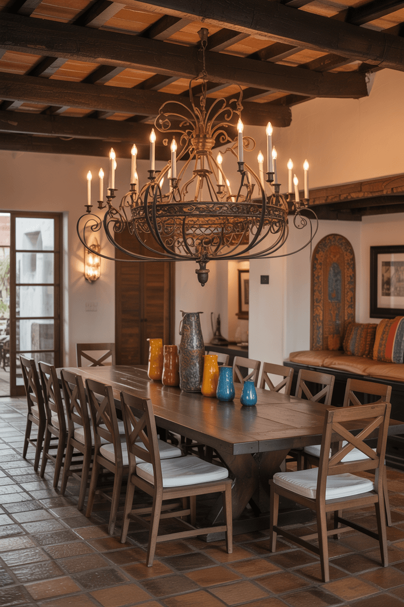 22 Rustic Mexican Dining Room Ideas to Add Warmth and Charm