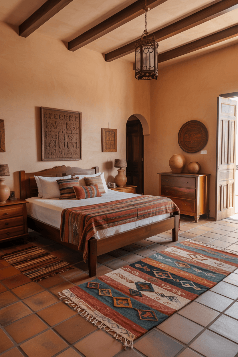 24 Rustic Mexican Bedroom Ideas for a Warm and Authentic Retreat
