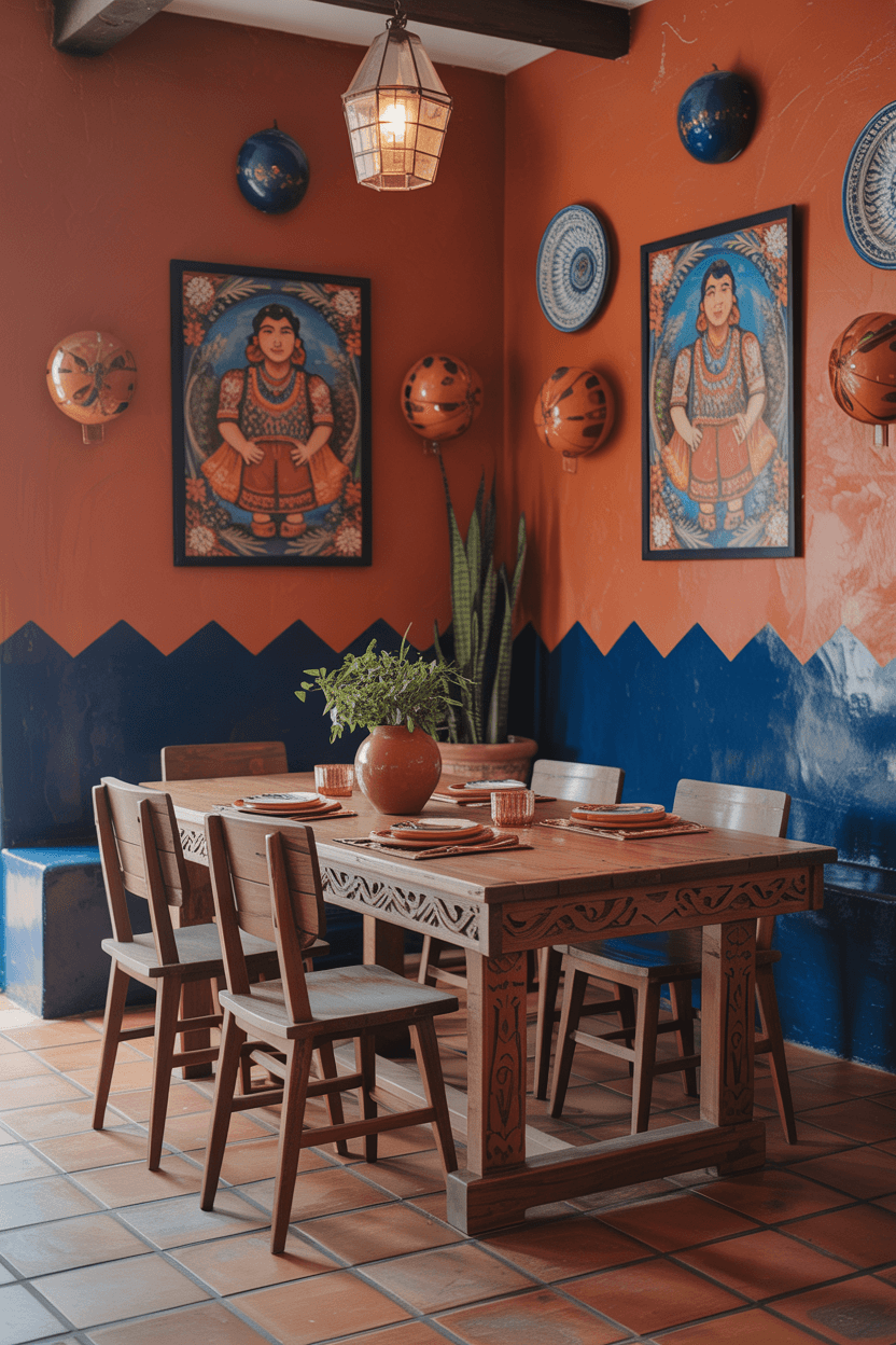 22 Rustic Mexican Dining Room Ideas to Add Warmth and Charm