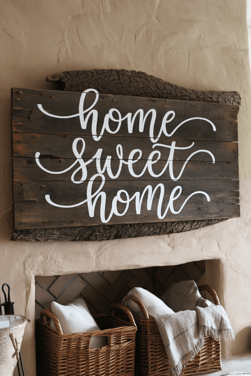 25 Home Sweet Home Sign Ideas to Elevate Your Cozy Spaces
