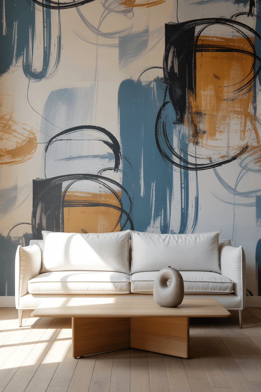 25 Stunning Modern Living Room Wallpaper Ideas to Inspire Joy and Elegance