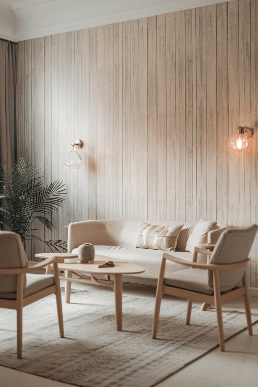 25 Minimalist Living Room Wallpaper Ideas for a Modern Refresh