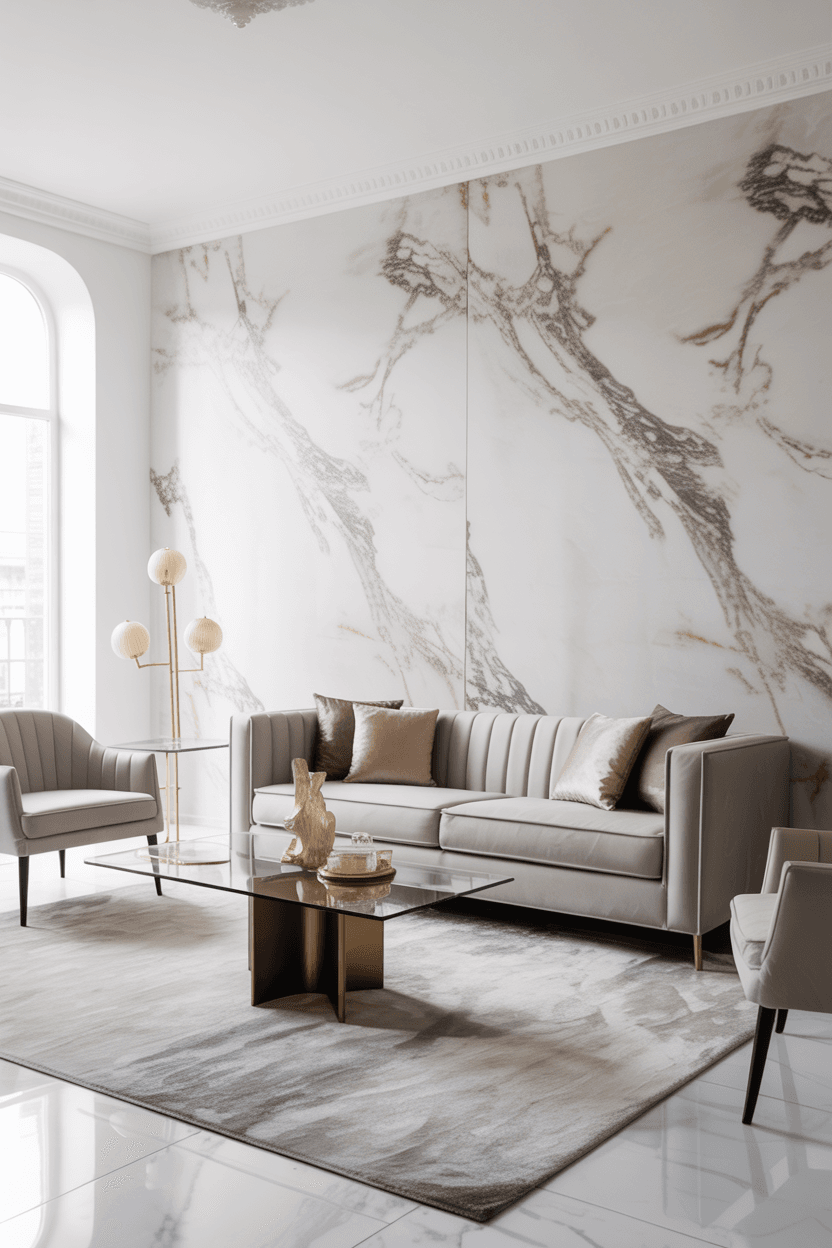 25 Stunning Modern Living Room Wallpaper Ideas to Inspire Joy and Elegance