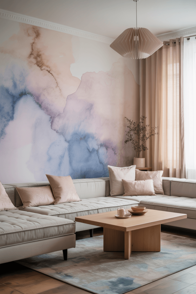 25 Stunning Modern Living Room Wallpaper Ideas to Inspire Joy and Elegance