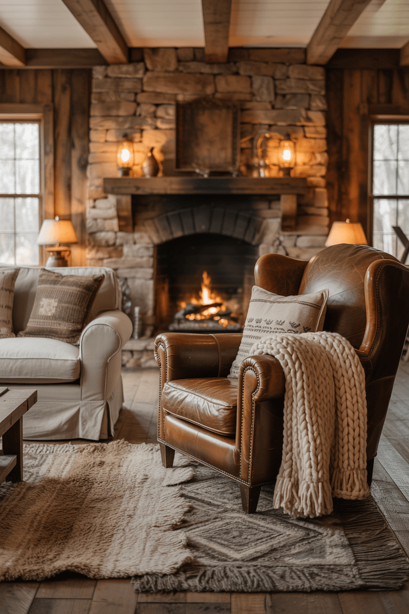 27 Western Farmhouse Living Room Ideas for Cozy Rustic Charm