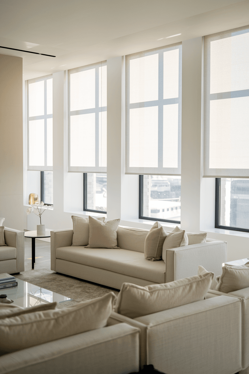 22 Minimalist Living Room Curtain Ideas