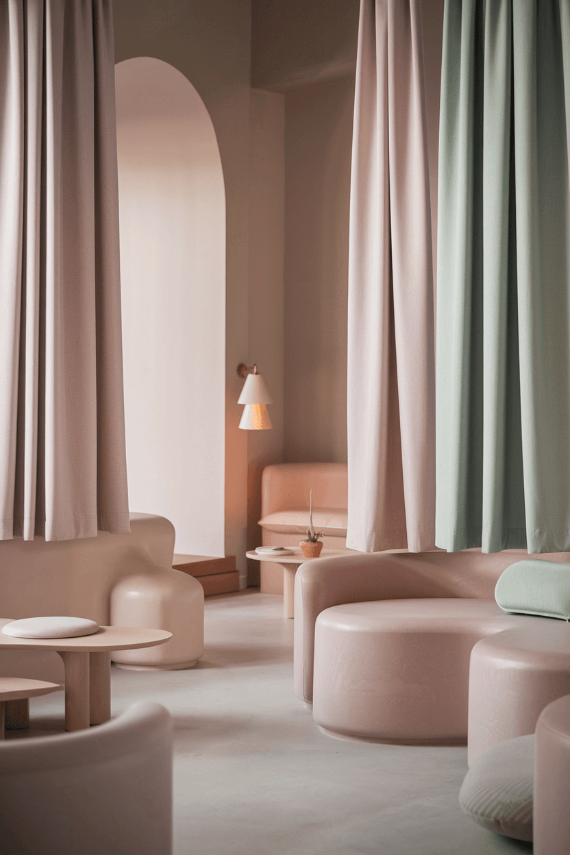 22 Minimalist Living Room Curtain Ideas