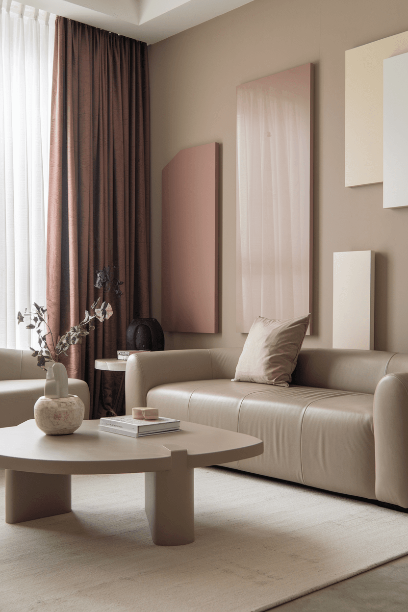 22 Minimalist Living Room Curtain Ideas