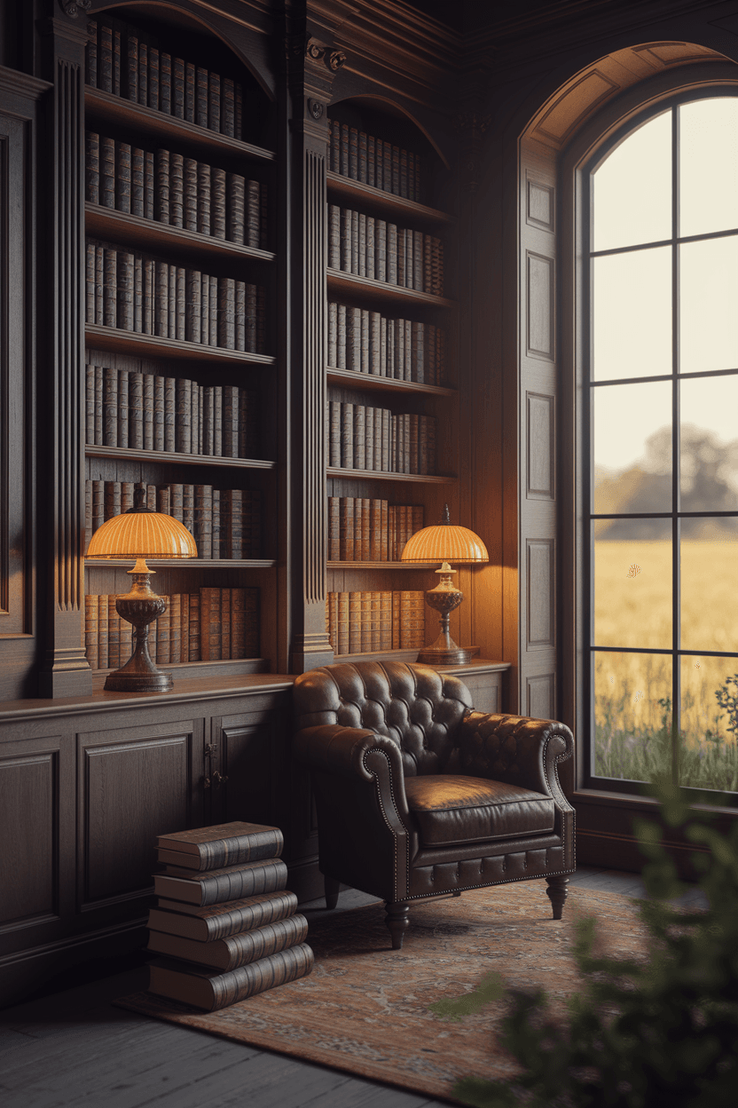 22 Cozy Library Room Ideas for Book Lovers