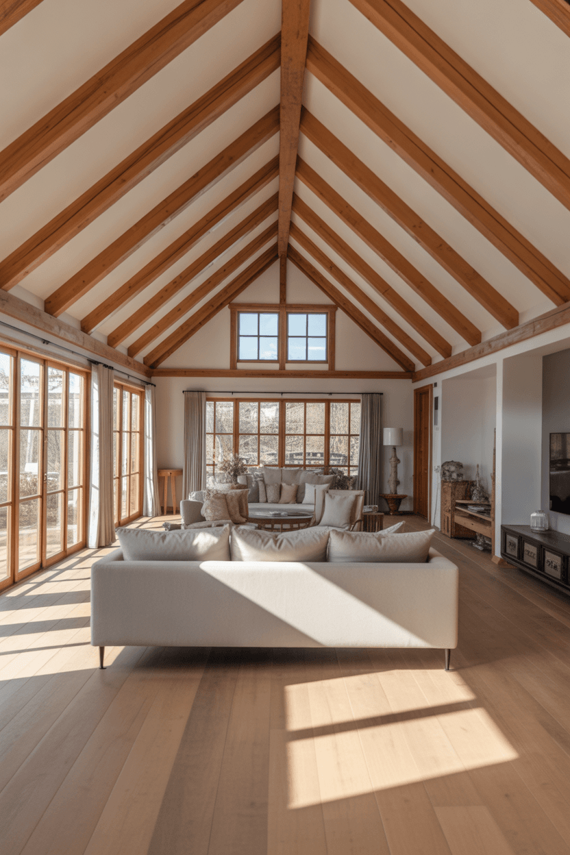 22 Inspiring Vaulted Ceiling Living Room Ideas for Modern Homes
