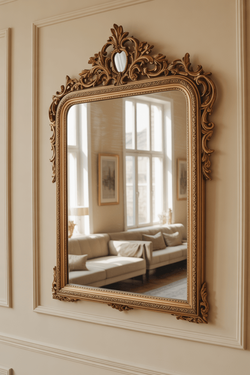 24 Vintage Mirror Wall Decor Ideas for Timeless Homes