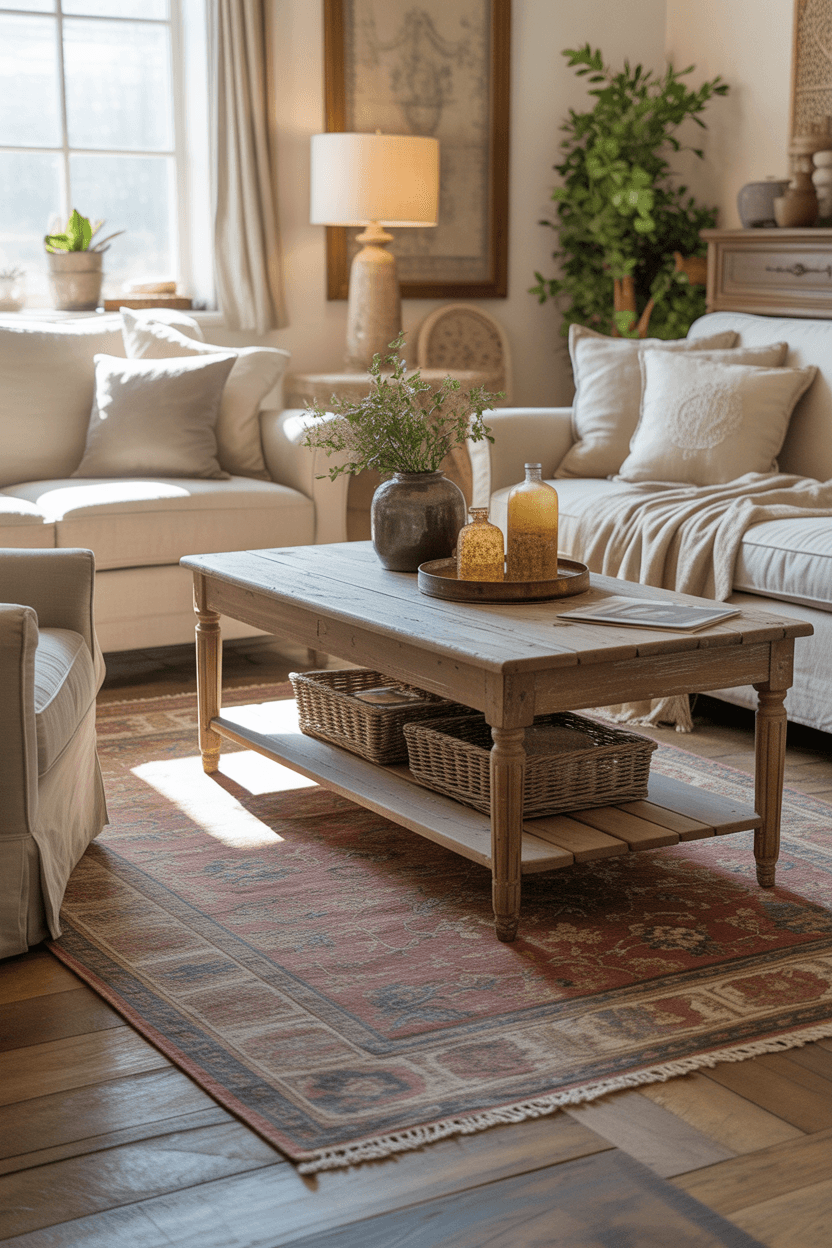 24 French Country Living Room Ideas for Elegant & Cozy Homes